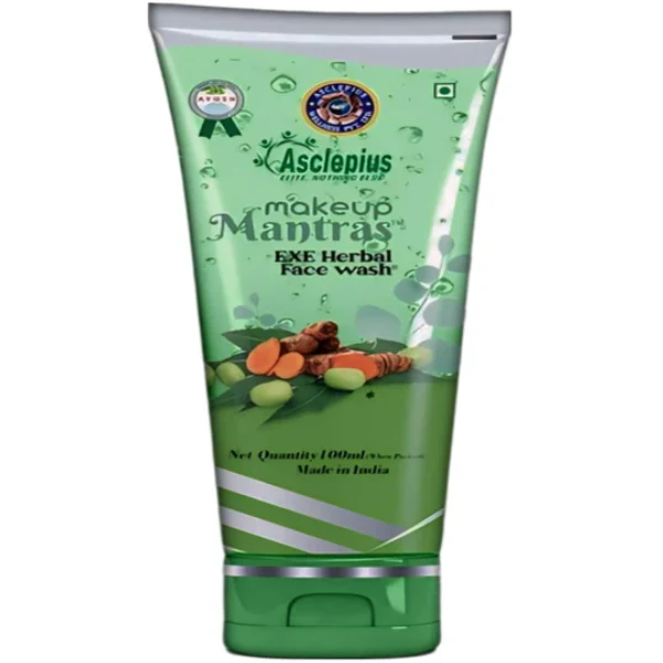 ASCLEPIUS MAKEUP MANTRAS EXE HERBAL FACE WASH - PACK OF 2 (100 ML EACH)