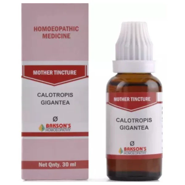 BAKSON'S HOMEOPATHY CALOTROPIS GIGANTEA MOTHER TINCTURE Q - PACK OF 3 (30 ML EACH)