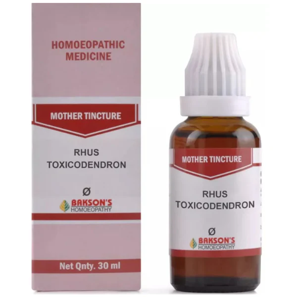 BAKSON'S HOMEOPATHY RHUS TOXICODENDRON MOTHER TINCTURE Q (30 ML)