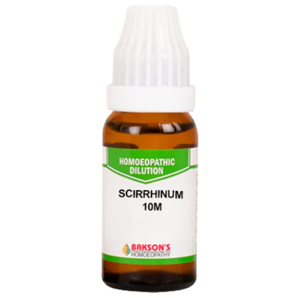 BAKSON'S HOMEOPATHY SCIRRHINUM DILUTION 10M - PACK OF 2 (10 ML EACH)