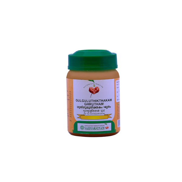 VAIDYARATNAM GULGULUTHIKTHAKAM GHRUTHAM - PACK OF 2 (150 GM EACH)