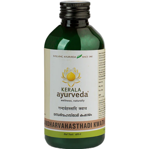 KERALA AYURVEDA GANDHARVAHASTHADI KWATH - PACK OF 4 (200ML EACH)