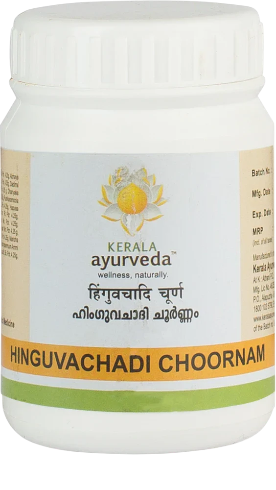 KERALA AYURVEDA HINGUVACHADI CHOORNAM - PACK OF 6 (50GM EACH)