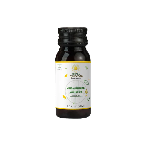 KERALA AYURVEDA NIMBAMRUTHADI CASTROL OIL - PACK OF 7 (30ML EACH)