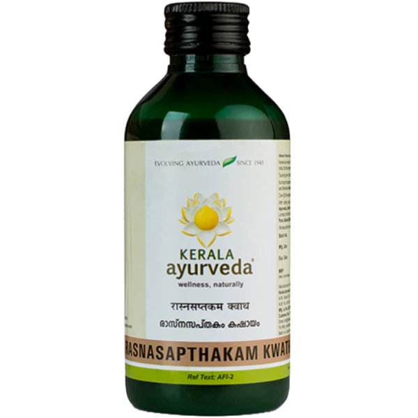 KERALA AYURVEDA RASNASAPTHAKAM KWATH - PACK OF 4 (200ML EACH)