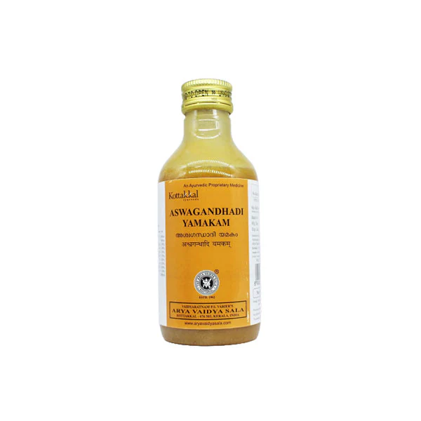 KOTTAKKAL AYURVEDA ASWAGANDHADI YAMAKAM - PACK OF 2 (200 ML EACH)