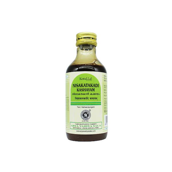 KOTTAKKAL AYURVEDA NISAKATHAKADI KASHAYAM - PACK OF 3 (200 ML EACH)