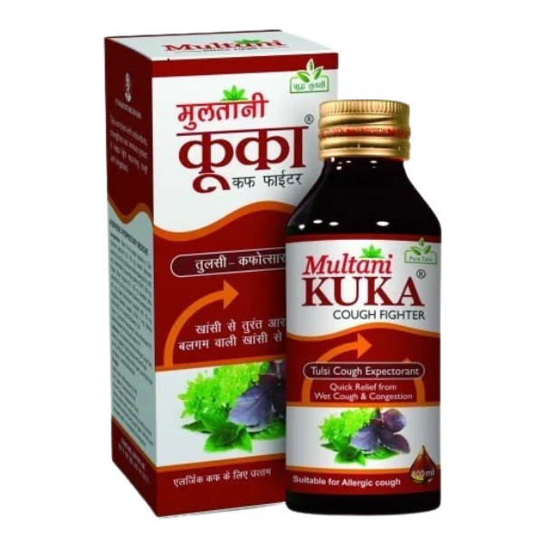Multani Kuka Cough Fighter Syrup - Pack of 5 (100 Ml Each)