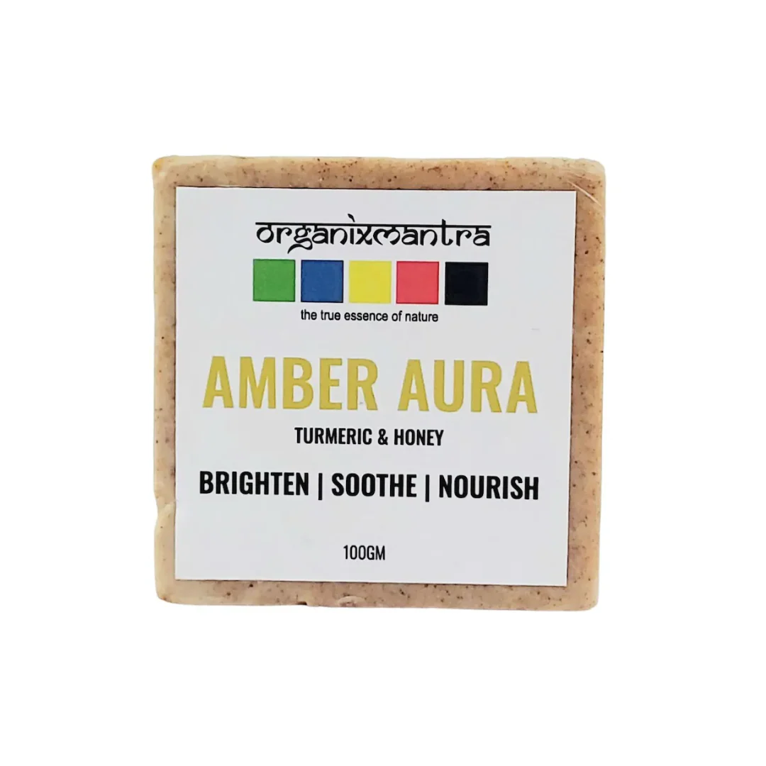 ORGANIX MANTRA AMBER AURA SOAP - PACK OF 2 (100 GM)