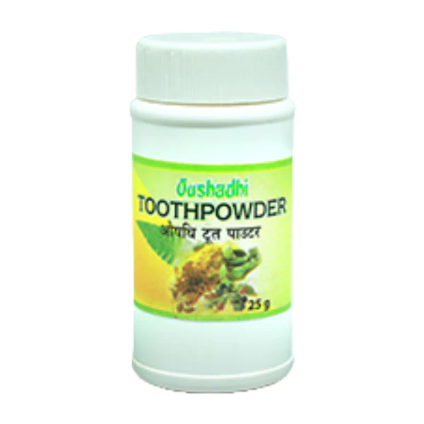 OUSHADHI TOOTH POWDER - PACK Of 8 (25 Gm EACH)