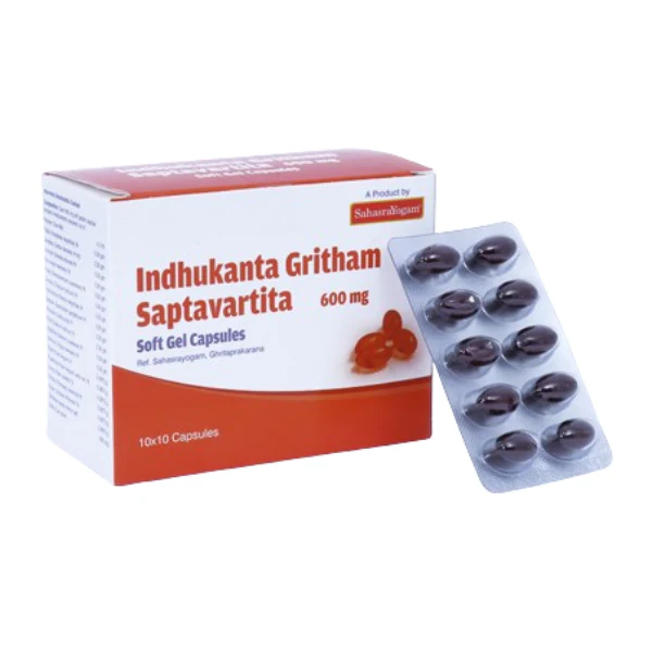 SAHASRAYOGAM INDHUKANTA GRITHAM SAPTAVARTITA (10 CAPSULES)