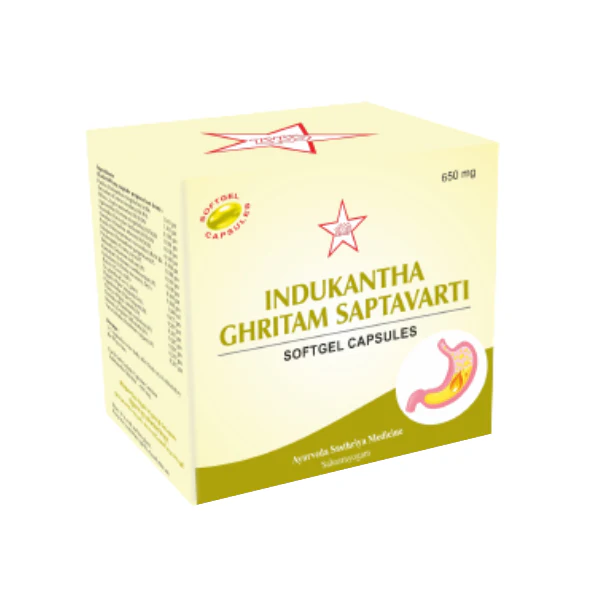 SKM INDUKANTHA GHRITAM SAPTAVARTI (100 CAPSULES)