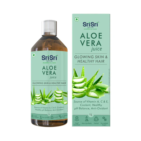 SRI SRI TATTVA ALOE VERA JUICE - PACK OF 2 (1 LITER EACH)