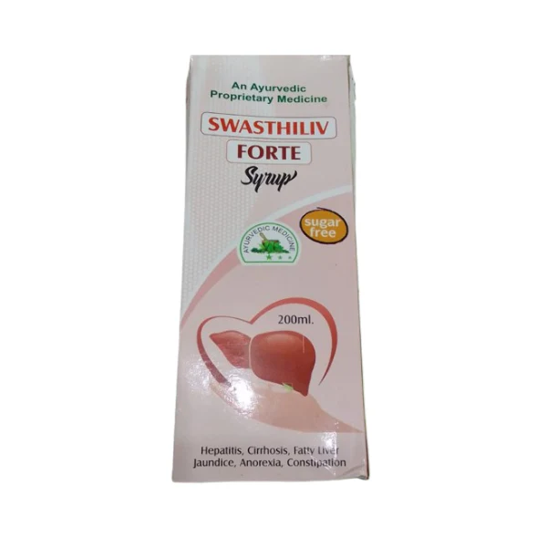 SwasthiLiv Forte Syrup - Pack of 3 (200 ml each)