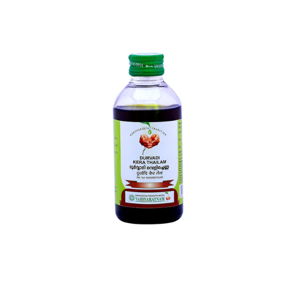 VAIDYARATNAM DURVADI KERA THAILAM - PACK OF 3 (200ML EACH)